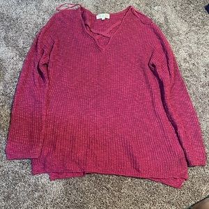 Fuss sweater Size 0x Pink Rose brand